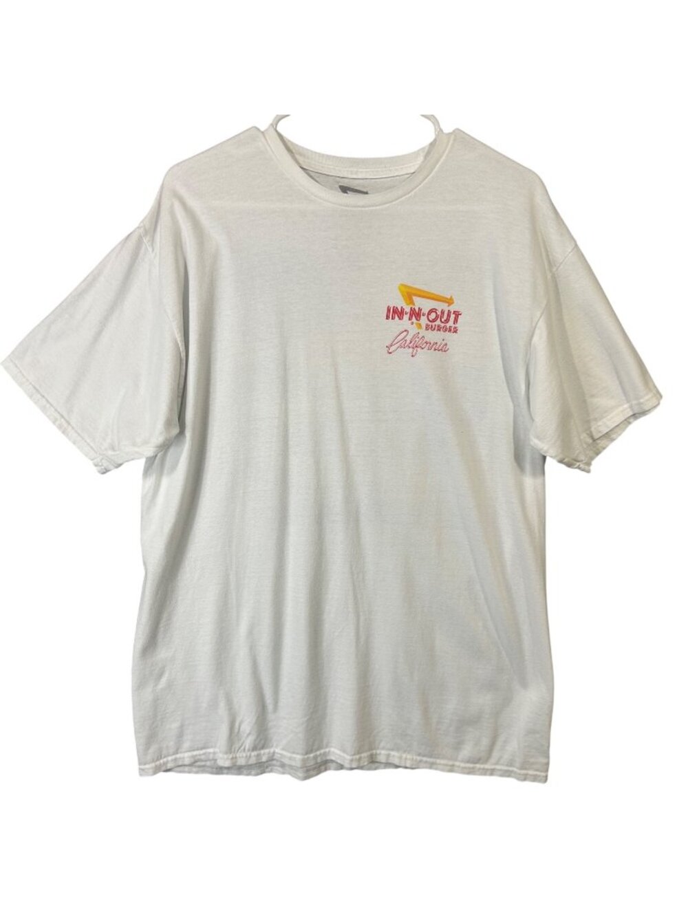 In-N-Out Burger California Graphic T-Shirt XL Classic Cars 100% Cotton GUC